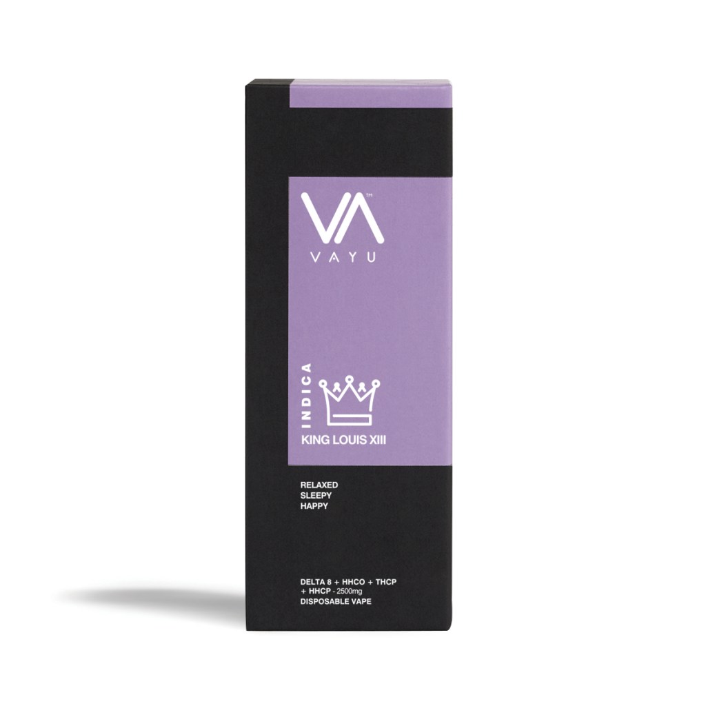 King Louis XIII – Indica – Delta 8 + HHCO + THCP + HHCP – 2.5G Disposable Vape
