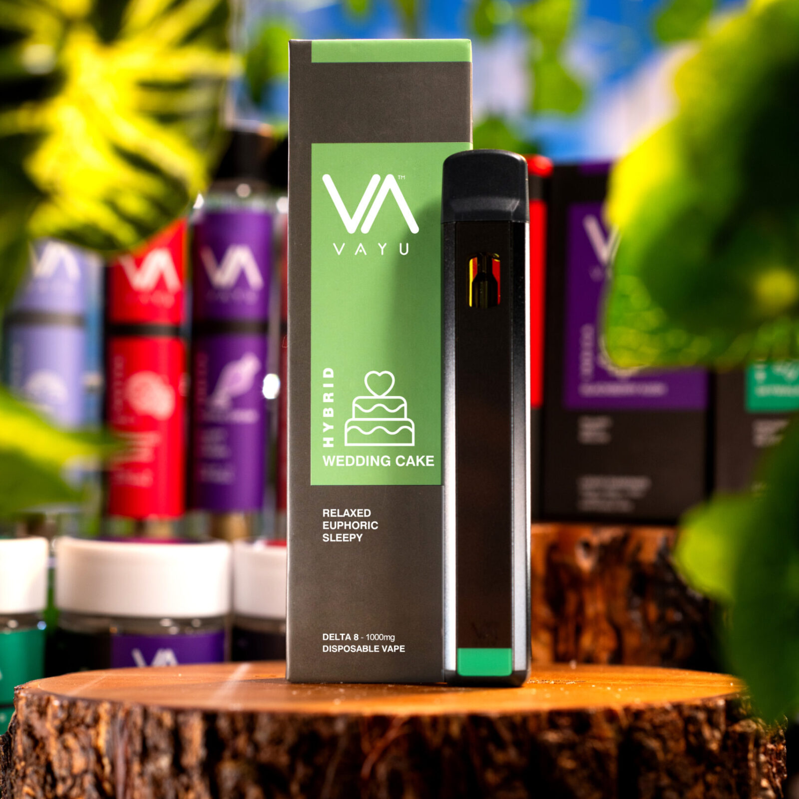 Delta 8 – 1000mg Disposable Vape – Hybrid – Wedding Cake