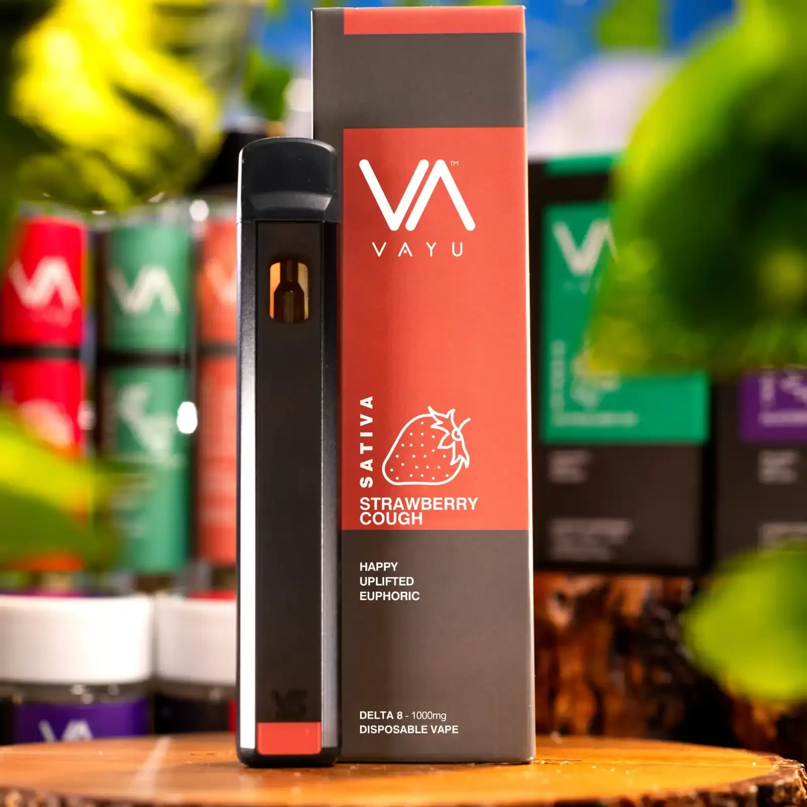 Strawberry Cough Strain – Hybrid – Delta-8 Disposable Vape Overview