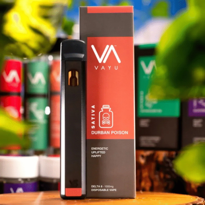 Durban Poison - Sativa - Delta 8 - 1g Disposable Vape