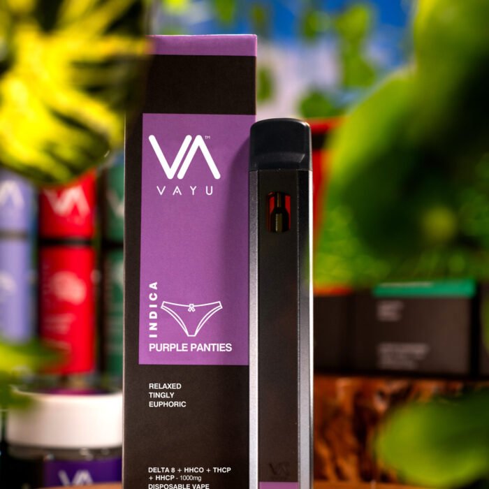 Delta 8 + HHCO + THCP + HHCP - 1000mg Disposable Vape – Indica - Purple Panties