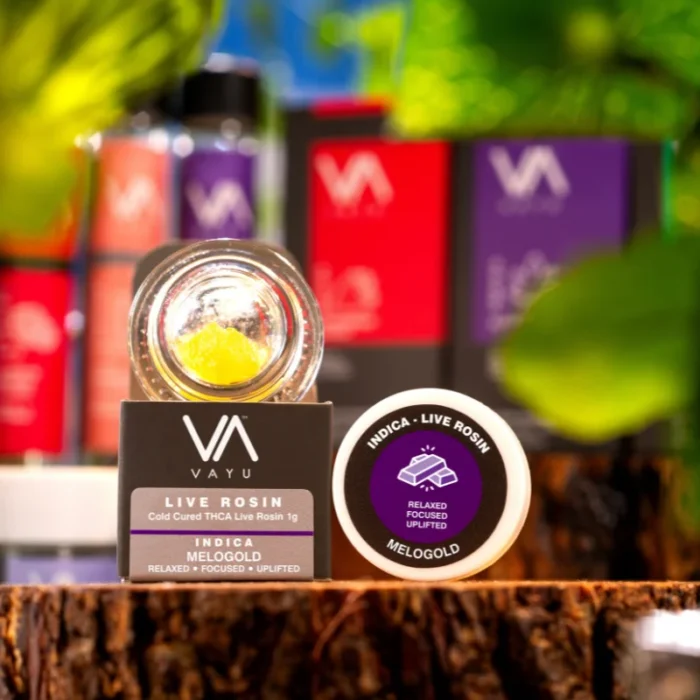 CONCENTRATE-INDICA-Live Rosin-Cold Cured-Melogold