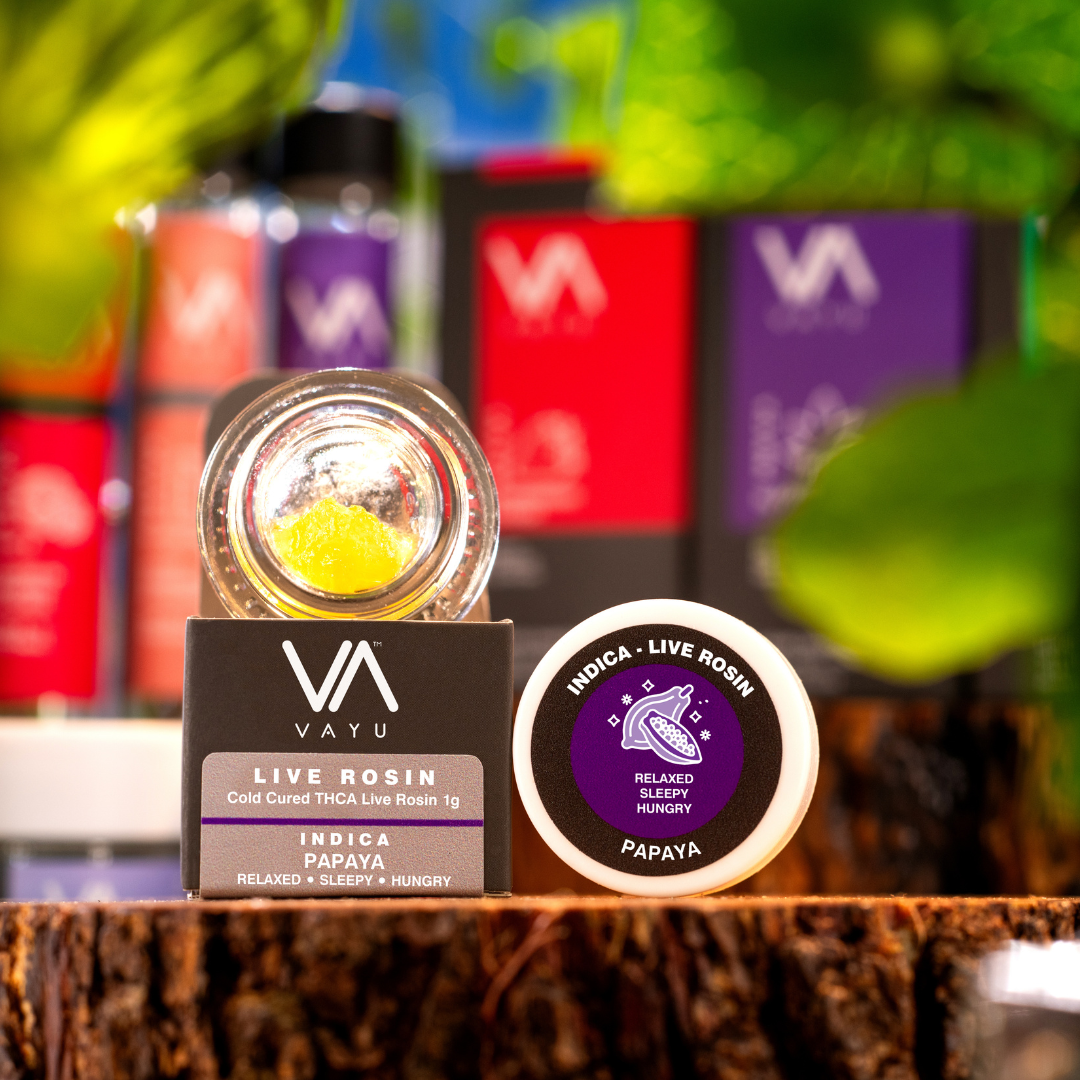 CONCENTRATE-INDICA-Live Rosin-Cold Cured-Papaya