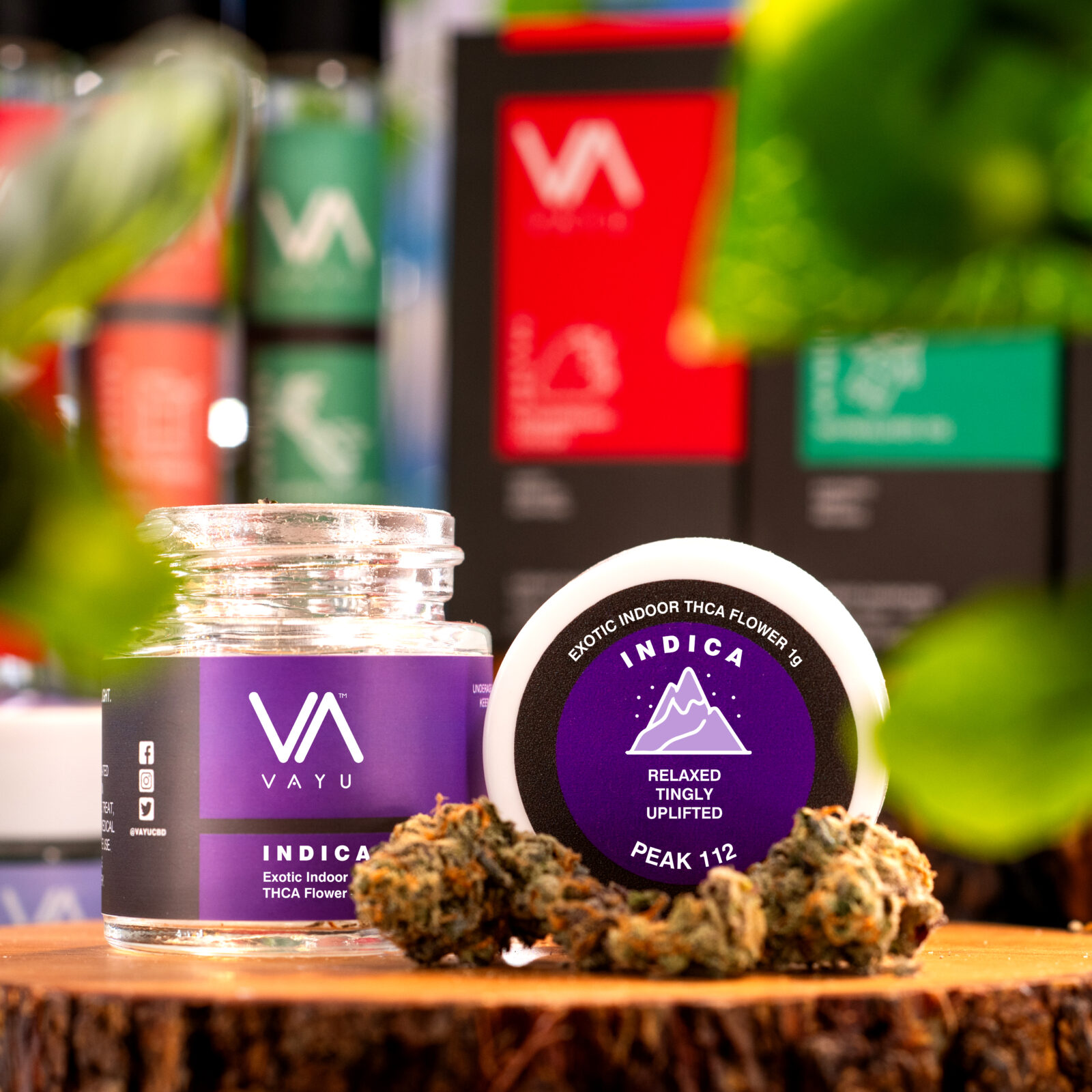 Peak 112 – Indica – Exotic Boutique Indoor THCA Flower (1g)