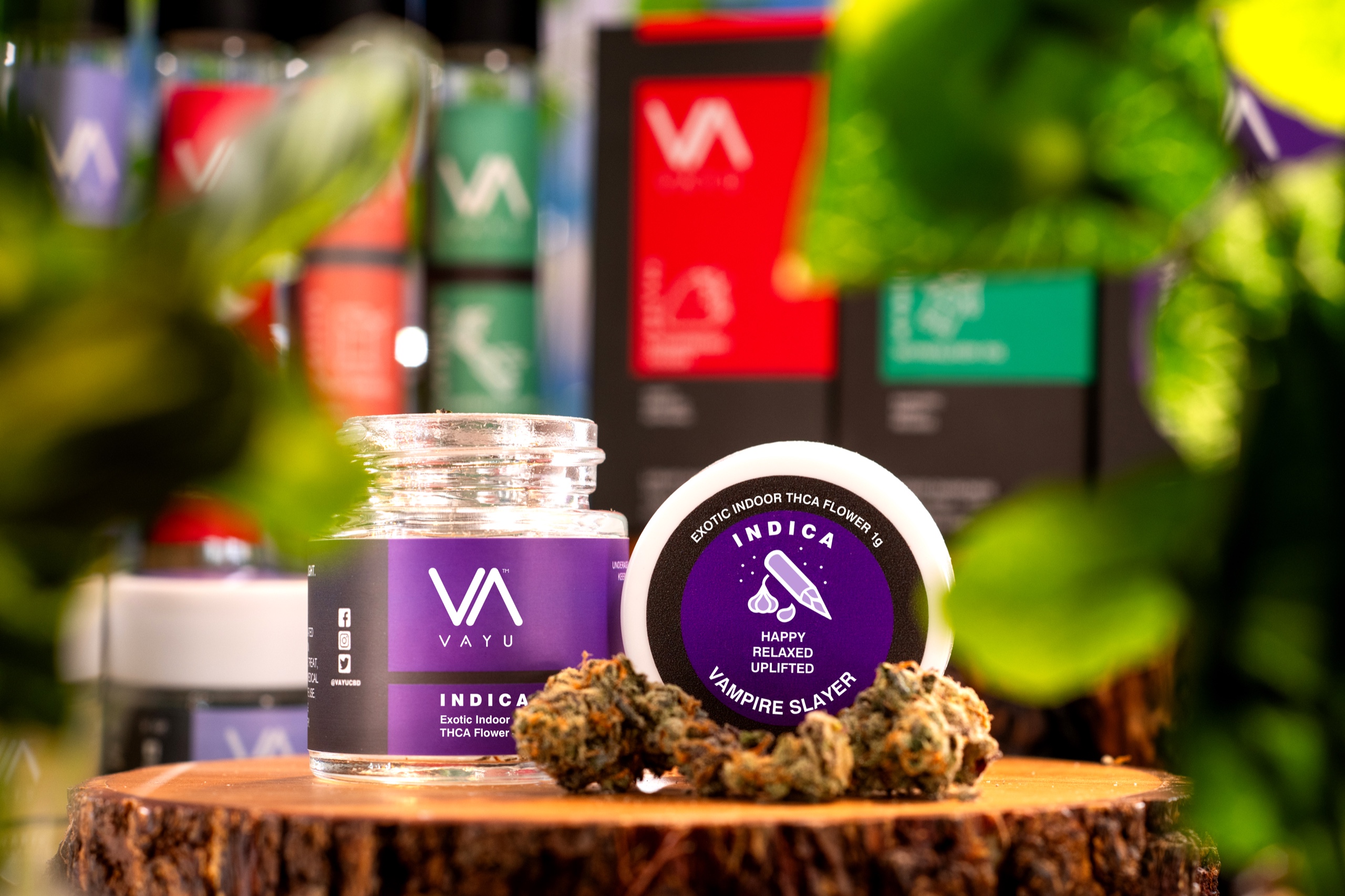 Vampire Slayer Indica THCA Flower – VAYU Vampire Slayer Indica THCA Flower – VAYU