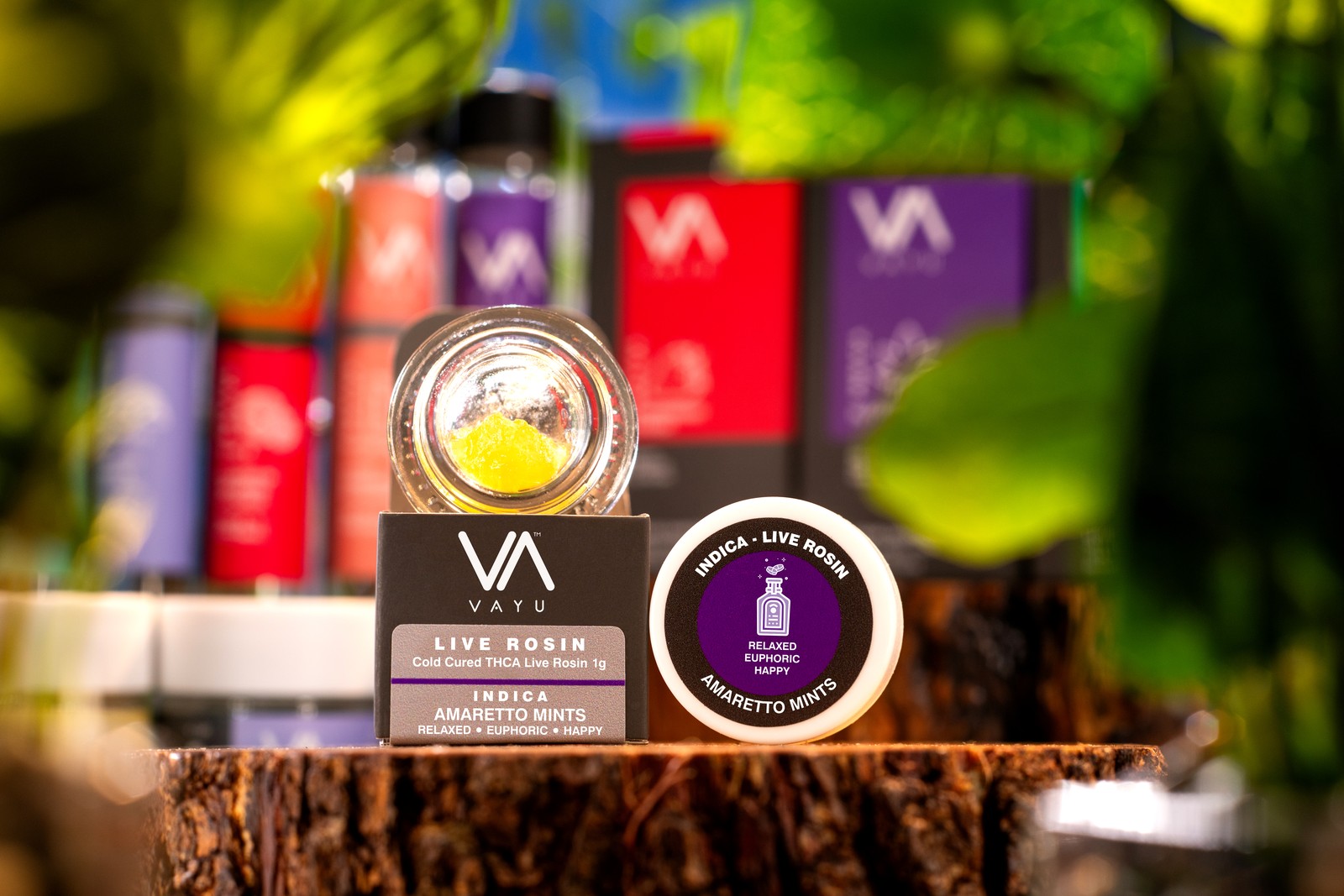 Amaretto Mints Indica Cold Cured THCA Live Rosin