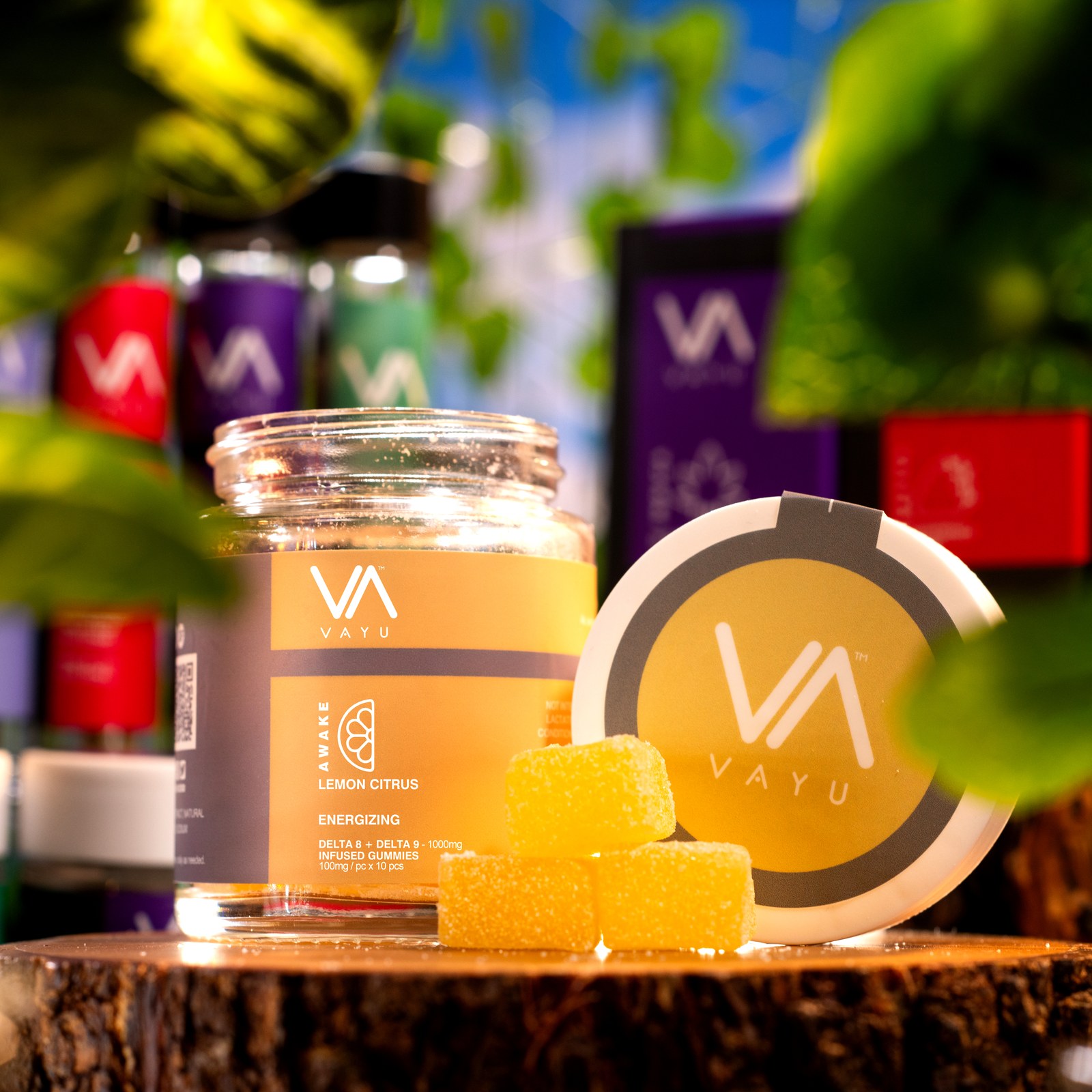 Product image for Lemon Citrus Strain – Delta 8 & Delta 9 – Gummies – Awake