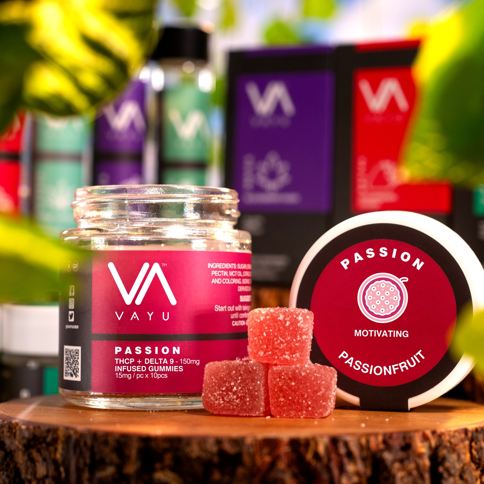 Passionfruit Strain – Sativa – THCP + Delta-9 Gummies