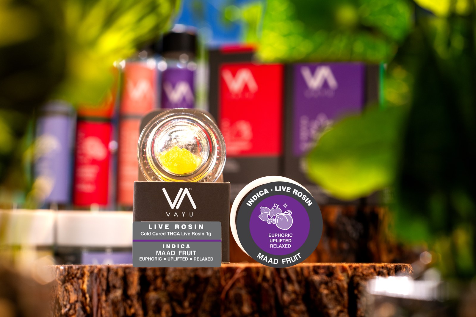 Maad Fruit Strain - Indica - Cold Cured THCA Live Rosin
